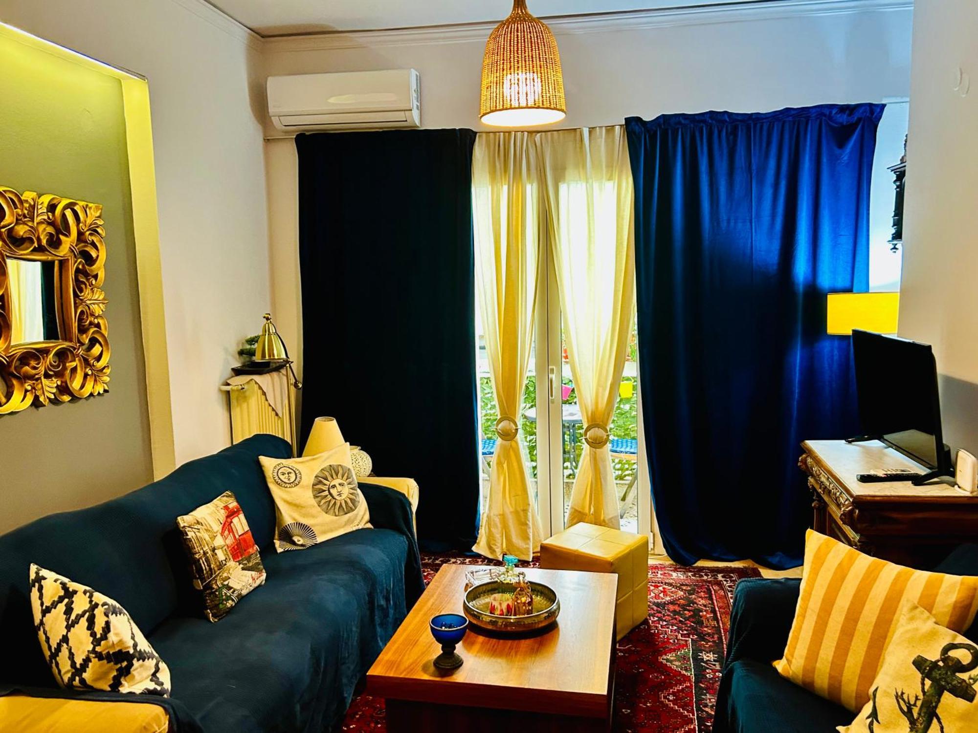 Grand Blue Suite Di Giorgio 10Min From Piraeus Port Bagian luar foto